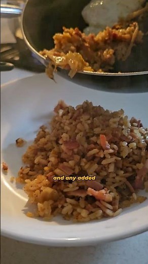 Reheating Leftover Fried Rice #homemade #koreanfood