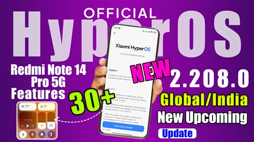 Redmi Note 14 Pro 5G HyperOS 2.8 & Android 15 New 30 Update in India 🎉 Big Update with New Features | TECH MIUI