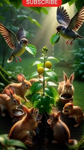 A deer saved Lemon trees #shorts