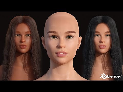 Creating 3D Characters [ BLENDER ] - Part 2 *Hair Particle System*