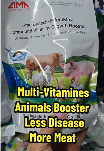 Enhance Livestock Growth with Lima Biotech Multi-Vitamin