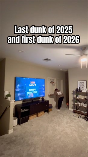 Last dunk of 2025 and first dunk of 2026 #viral #dunkcontest #funny #memes #shorts