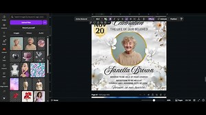 15x Memorial Flyer Canva Template Bundle | Editable Obituary Funeral Announcement | in Loving Memory Celebration of Life Designs - Etsy