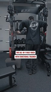 We make it easy to build your dream gym. Take home the All-in-1 Half Rack with Functional Trainer that optimizes floor space by combining the functionality of your most-used machines in one convenient footprint. | Extreme Training Equipment