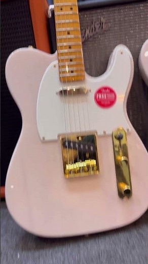 Squier FSR Classic Vibe 50s Telecaster Electric Guitar, Maple FB, White Blonde