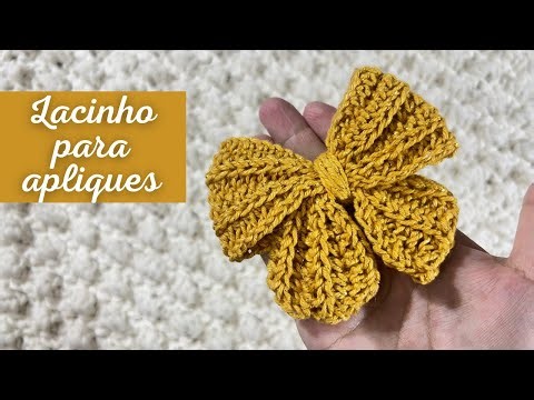 Lacinho de crochê para apliques | Bya Ferreira