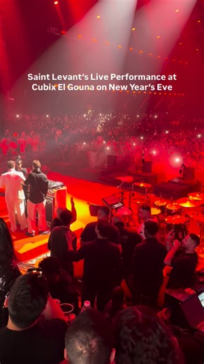 #CNOMoments Palestinian singer Saint Levant took the stage at Cubix El Gouna on Egypt’s Red Sea on New Year’s Eve, delivering a live performance that included a rendition of Shaaban Abdel Rehim’s iconic song. #CairoNightsOut | Cairo Nights Out