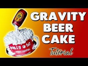 How to Create a Gravity Beer Cake | In Boiled Icing