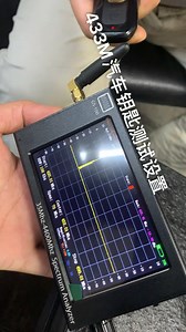 433m汽车钥匙测试设置教程#频谱分析仪