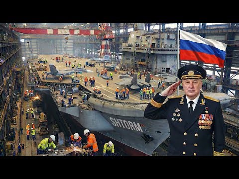 Inside Russia’s Shtorm Yard: How Project 23000 Next-Gen Aircraft Carrier Is Made (Full Process)