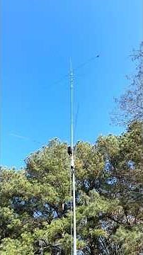 Xiegu VG4 antenna installation. 4 band vertical. 40-20-15-10.