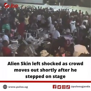 14K views · 217 reactions | Fangone musician, Alien Skin left shocked as crowd moves out shortly after he stepped on stage while at one of the Christmas shows. : Courtesy #PulseEntertainment | Pulse Uganda | Facebook
