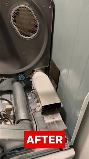 Cleaning out the lint you forgot about #cleaning #dryer #satisfying