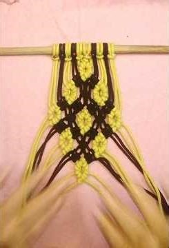 macrame tutorial wall hanging design double design#macramepattern #macramedesign #motivatio