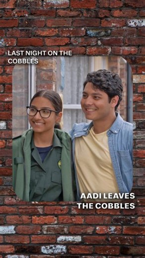Goodbye Aadi, we'll miss you ❤️ In case you missed it, you can watch last night's episode now on ITVX 🍿 https://www.itv.com/watch/coronation-street/1a0694 | Coronation Street