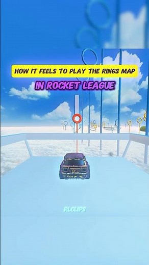 How it Feels to Play Rings Map in Rocket League😭 #rocketleague #rlclips