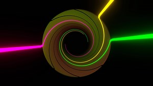 Download Rainbow Rotating Spiral Lines Strobe Background VJ Loop in 4K for free