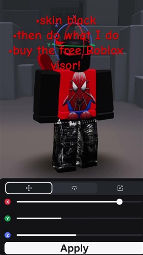 Tutorial for face glitch. #glitch #hack #roblox