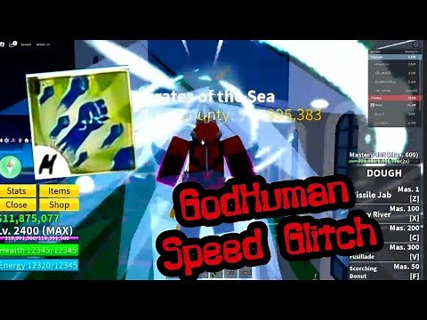 The GodHuman Speed GLITCH | Roblox Blox Fruits | Tutorial