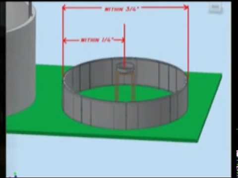 Beam Gasholder Digester Cover Installation part one of two