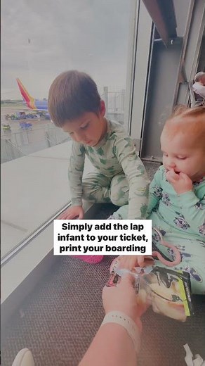 Lap Infant Tip - Flying Southwest | Travel with Kids Tips