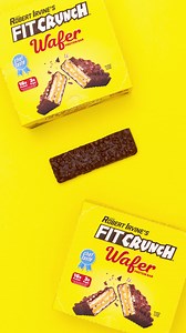 5.8K views · 1.2K reactions | 樂Introducing our NEW FITCRUNCH Wafer Bar! This cream-filled wafer bar is stacked with 8-layers of packed mouthwatering flavor, 16g of quality protein, and 3g of sugar. Make getting your protein in more enjoyable & #BreakIntoSnacking today!  ORDER HERE https://bitly.ws/UxXp | Chef Irvine's Fit Crunch | Facebook