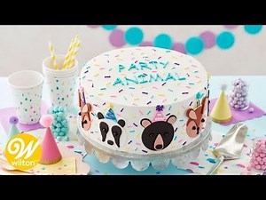How to Make a Party Animal Birthday Cake | Wilton