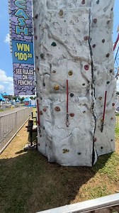 Who's brave enough to climb this at the fair? 👀🧗 | Big Butler Fair