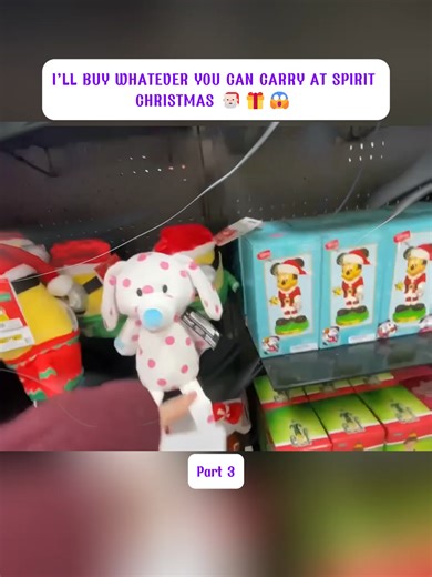 Part 3 I’LL BUY WHATEVER YOU CAN CARRY AT SPIRIT CHRISTMAS 🎅🏻🎁😱 #trending #shopping #christmas #fun #cute #colors #food #challenge #trendy #bffs #cute #lipsessedlipbalm #kindergarten #fyp #viral #viral_videos #KaylaAnn #2025 #PurpleStars02