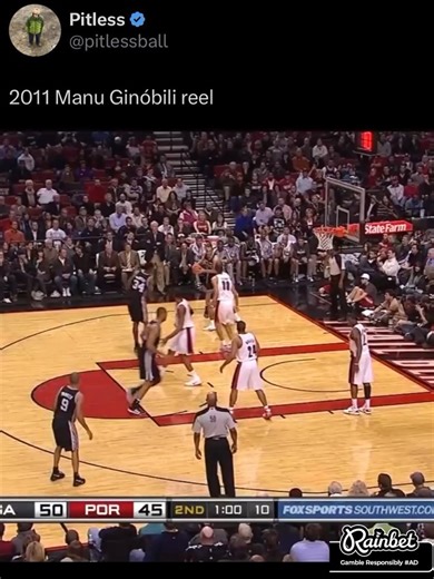 Ball 44 on Instagram: "Sit back and enjoy… Manu Ginóbili’s unforgettable 2011 season, when he fully embraced the role of chaos conductor off the bench and still felt like the heartbeat of the Spurs. Explosive, crafty, and fearless, Manu sliced through defenses with that signature lefty swagger, delivering big shots, wild drives, and game-changing plays whenever San Antonio needed a spark. Even as a sixth man, he played like a superstar, helping power the Spurs to one of the league’s best records