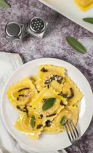 Learn how to make lobster ravioli with sage brown butter sauce using just 6 ingredients and a simple dough recipe, or premade pasta dough! Recipe: https://sundaysuppermovement.com/lobster-ravioli-recipe/ | Sunday Supper Movement | Facebook