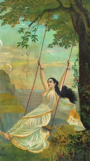 No Indian painter captured the grace and beauty of women quite like Raja Ravi Varma #krutik