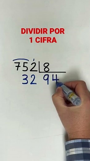 Dividir por 1 cifra #shorts