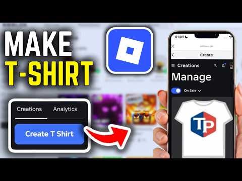 How To Make A T Shirt In Roblox Mobile