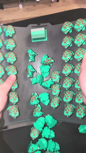 3d Printed pacman frogs #3dprint #3dprinting
