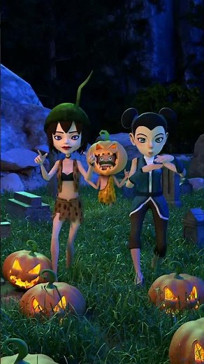 Oko Lele Kicking Pumpkin Dance #Shorts #OkoLele #okolelecartoons