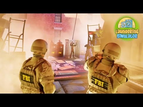 Police Raid As Our Laundry Get's Maxed ~ Laundering Simulator