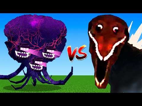 Mega Wither Storm VS Mega Godzilla Bloodbath in Minecraft 2025!