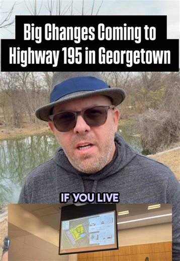 🚧 Big changes are coming to Highway 195. If you live in Georgetown or drive this stretch regularly, this is a development you’ll want to keep an eye on. Georgetown City Council has given preliminary approval to a new 85-acre residential and commercial project planned along Hwy 195 — an area that’s largely undeveloped today. 🏘️ What’s planned: • Up to 425 homes (single-family, townhomes, and cottage-style homes) • 10 acres of commercial space along the highway • One-third of the site preserved 