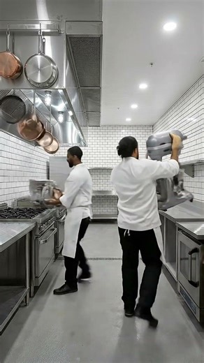 Modern restaurant kitchen renovation