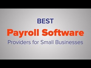 Payroll Software Providers for Small Businesses