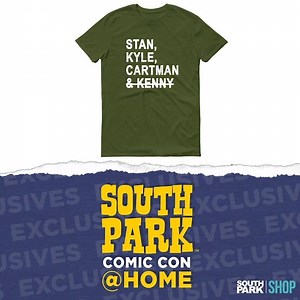 41K views · 436 reactions | Introducing our exclusive Comic-Con collection of brand new apparel and accessories featuring your favorite South Park characters. On sale now for a limited time only, shipping worldwide. Shop now: https://cart.mn/sdcc-fb-723 | South Park | Facebook