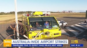 Travellers are being warned to brace for major disruptions ahead of airport strikes to take place next week. DETAILS: https://nine.social/2Ls #9News | WATCH LIVE 6pm | 9 News