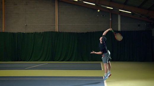 Tennis basic serve - Tennis - essential skills and techniques  - GCSE Physical Education Revision - Edexcel - BBC Bitesize