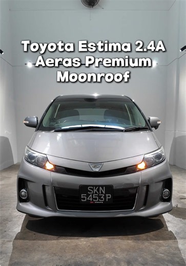 🚨 OVER 8 YEARS OF COE LEFT! 🚨 The ultimate family road-tripper has arrived. Say hello to this pristine, single-owner Toyota Estima 2.4A Aeras Premium Moonroof. Chauffeur-driven and loved since day one, this unit offers premium comfort and absolute peace of mind for you and your family. 🌌 Panoramic moonroof, dual power doors, and upgraded infotainment ready for your next road trip! 💰 Price: $109, 800 (~$13.7k/yr dep) 📲 DM us now to book a viewing! Full financing & trade-ins available. #MPV #