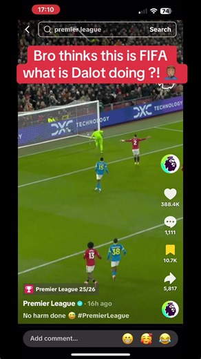 Dalot's Mistake in FIFA Gameplay