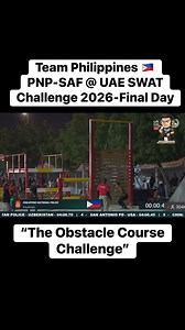 Team Philippines 🇵🇭 PNP-SAF Day 5”Obstacle Course” @ UAE SWAT Challenge 2026. Grabe! Ang lalakas niyo talaga mga kabayan. Salute sa inyong lahat sa pinamalas niyong lakas. Grabe sobrang daming nag aabang sa inyo that live chat floods pagpasok niyo! Lakas ng mga igorot. #teamphilippines🇵🇭 #uaeswatchallenge2026 #pnp | Motoristang Lespu