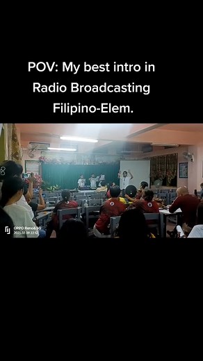 Best intro in radiobroad elem #fyp #journalism #broadcast | Tambuli