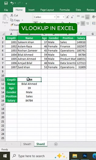 Learn VLOOKUP in Excel: A Beginner's Guide