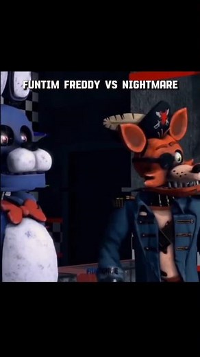 FNAF Funtime Freddy vs Nightmare☠️ #freddy #fivenightsatfreddys #nightmare